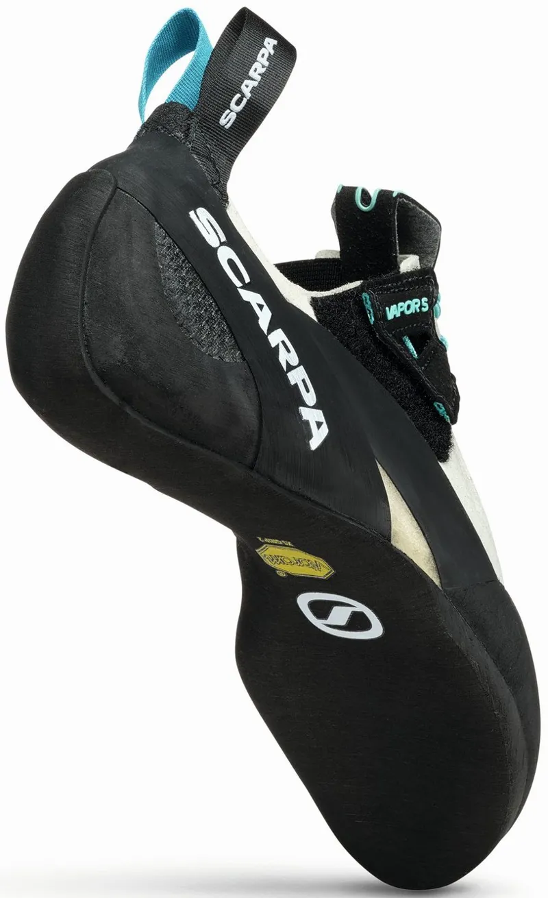 Scarpa Womens Vapour S Climbing Shoes - Dust Grey-Aqua-2